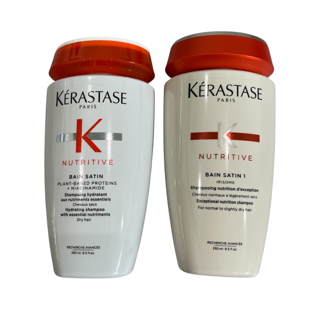 Kerastase Nutritive Bain Satin Shampoo Set 250 mL Sealed Irisome & New Luxury